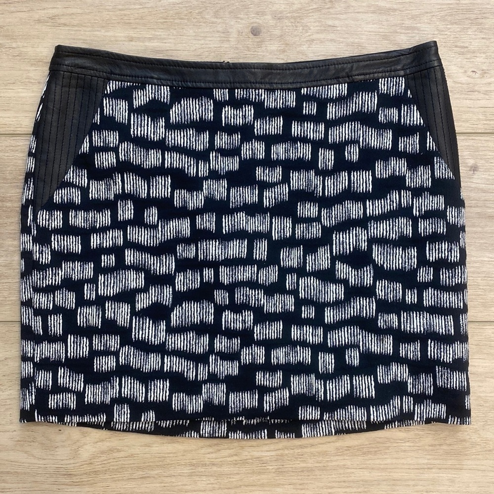 Mackage Collection Leather Trim Mini Skirt‎